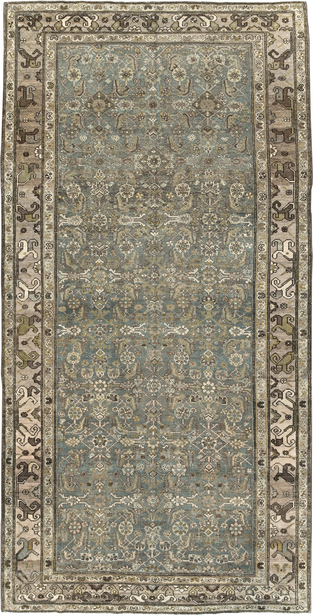 Antique Persian Malayer Gallery Rug, No.26859 - Galerie Shabab