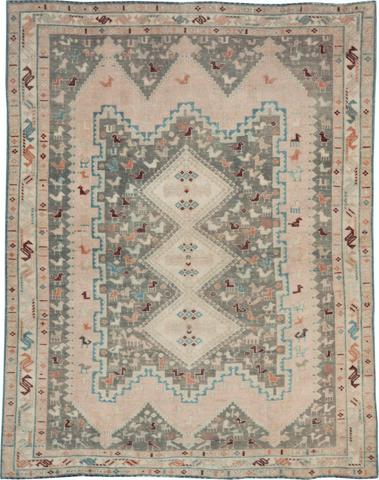 Vintage Persian Afshar Rug, No.26867 - Galerie Shabab