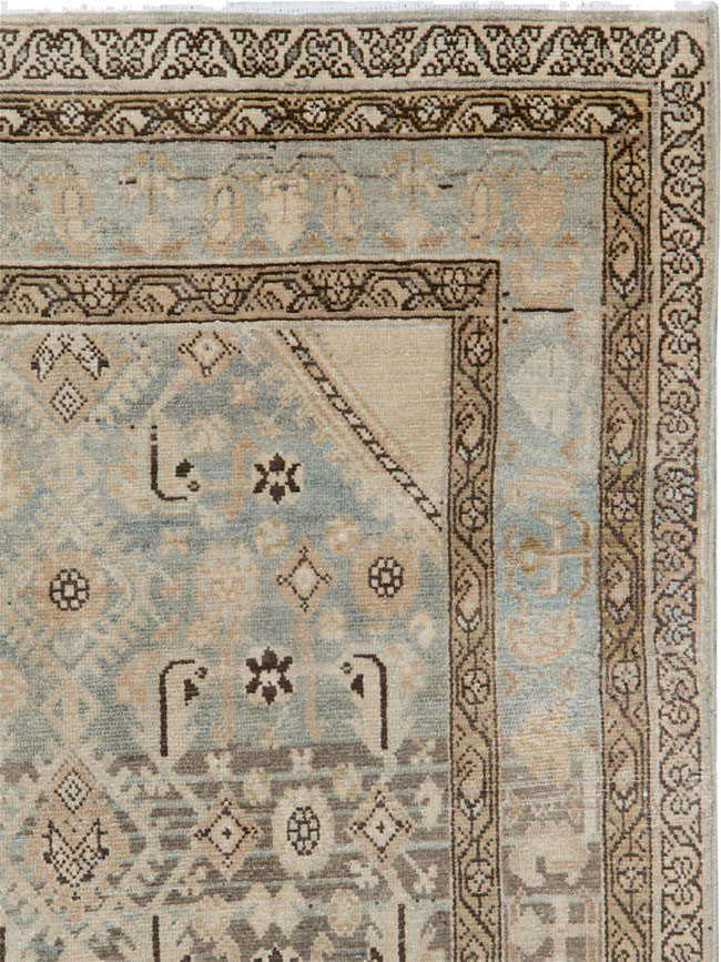 Vintage Persian Malayer Throw Rug, No.26871 - Galerie Shabab