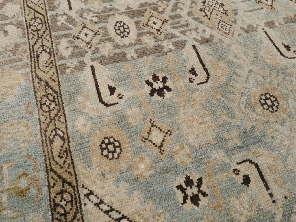 Vintage Persian Malayer Throw Rug, No.26871 - Galerie Shabab