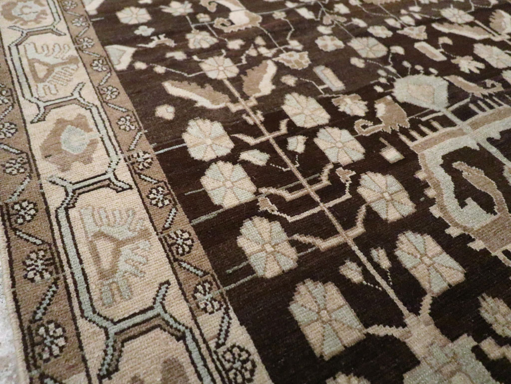 Vintage Persian Malayer Accent Rug, No.26883 - Galerie Shabab