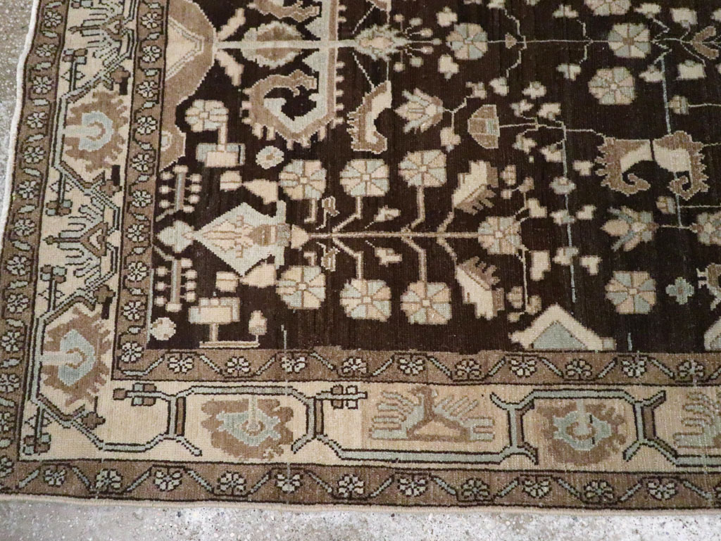 Vintage Persian Malayer Accent Rug, No.26883 - Galerie Shabab