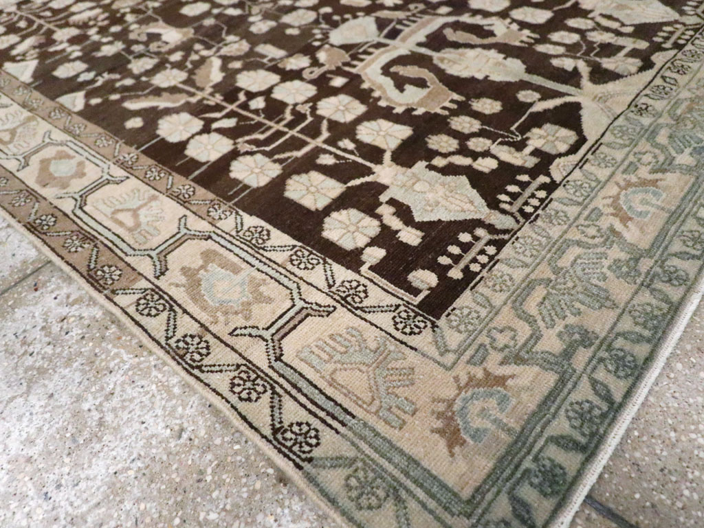 Vintage Persian Malayer Accent Rug, No.26883 - Galerie Shabab