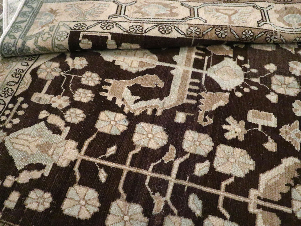 Vintage Persian Malayer Accent Rug, No.26883 - Galerie Shabab