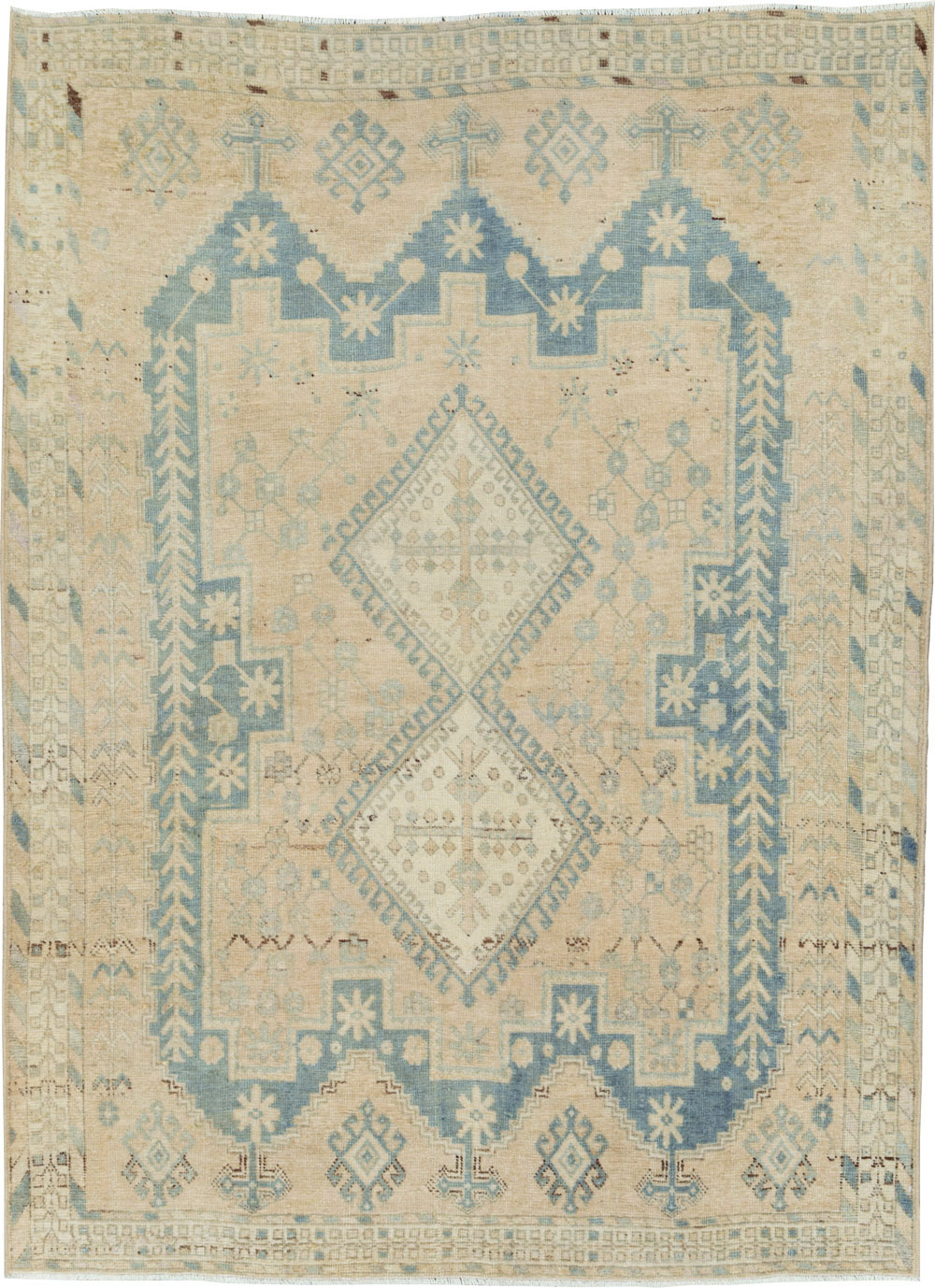 Vintage Persian Afshar Accent Rug, No.26889 - Galerie Shabab