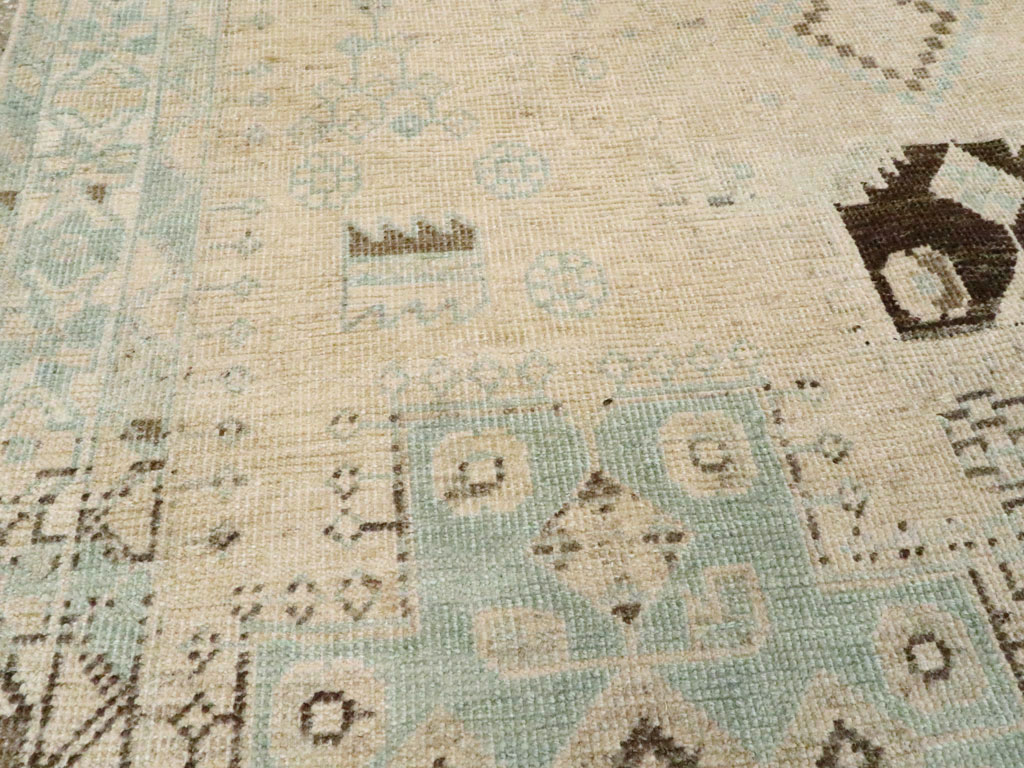 Vintage Persian Afshar Throw Rug, No.26890 - Galerie Shabab