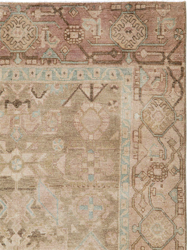 Vintage Persian Malayer Accent Rug, No.26905 - Galerie Shabab