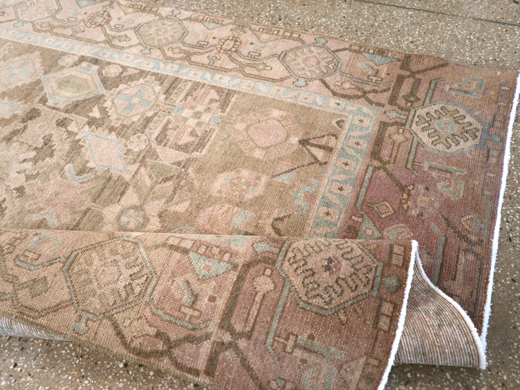 Vintage Persian Malayer Accent Rug, No.26905 - Galerie Shabab