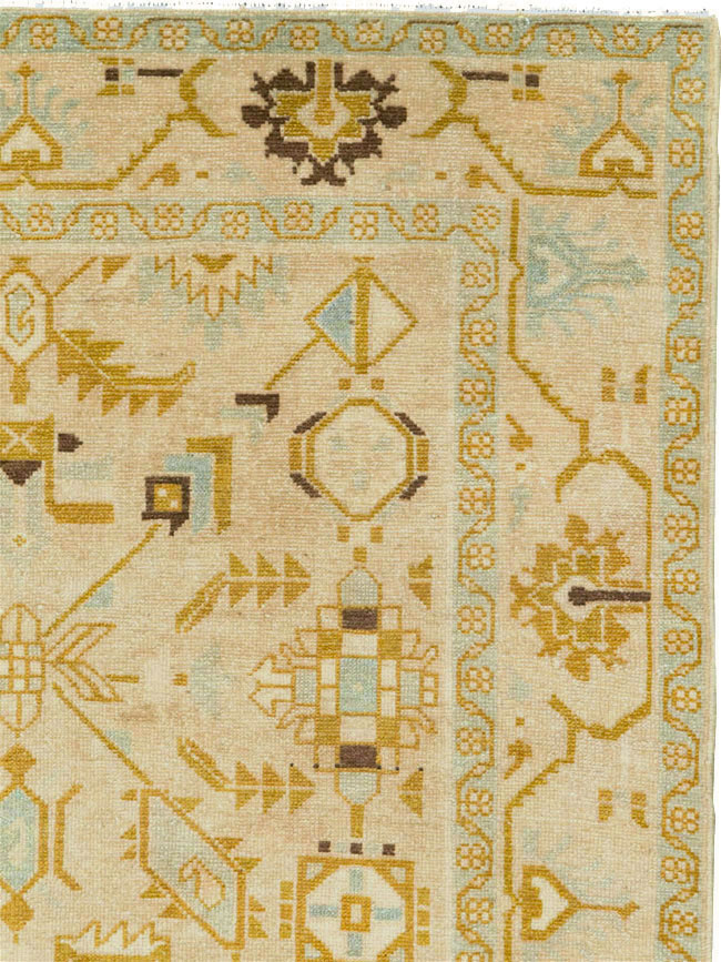 Vintage Persian Malayer Accent Rug, No.26907 - Galerie Shabab