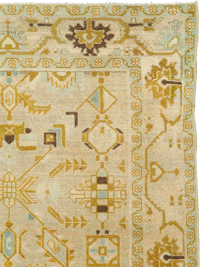 Vintage Persian Malayer Accent Rug, No.26907 - Galerie Shabab