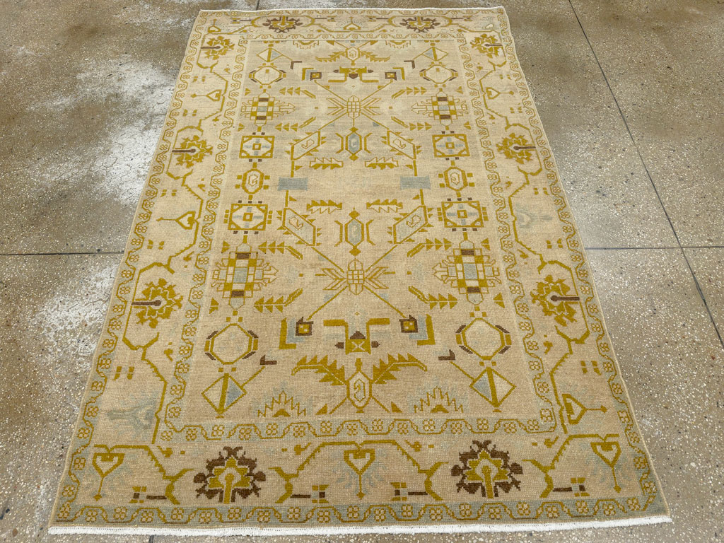 Vintage Persian Malayer Accent Rug, No.26907 - Galerie Shabab