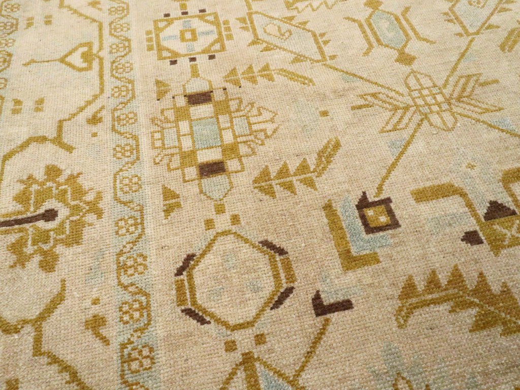 Vintage Persian Malayer Accent Rug, No.26907 - Galerie Shabab