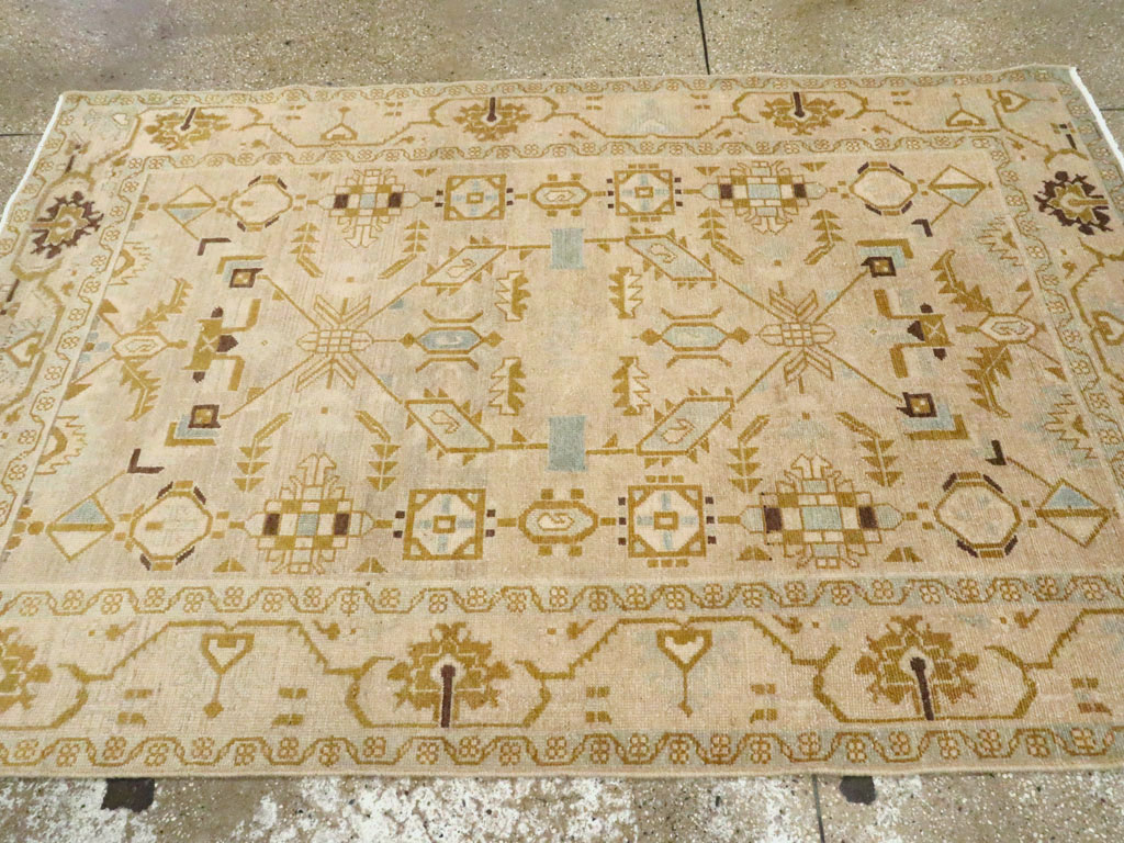 Vintage Persian Malayer Accent Rug, No.26907 - Galerie Shabab