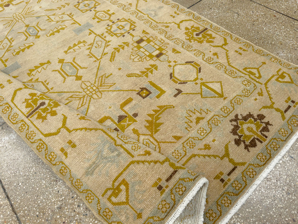 Vintage Persian Malayer Accent Rug, No.26907 - Galerie Shabab