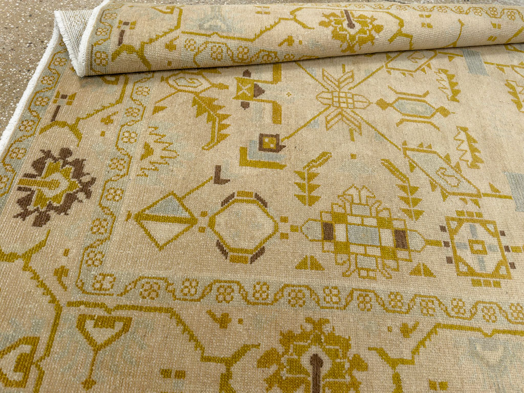 Vintage Persian Malayer Accent Rug, No.26907 - Galerie Shabab