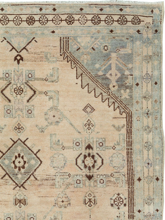 Vintage Persian Malayer Accent Rug, No.26910 - Galerie Shabab