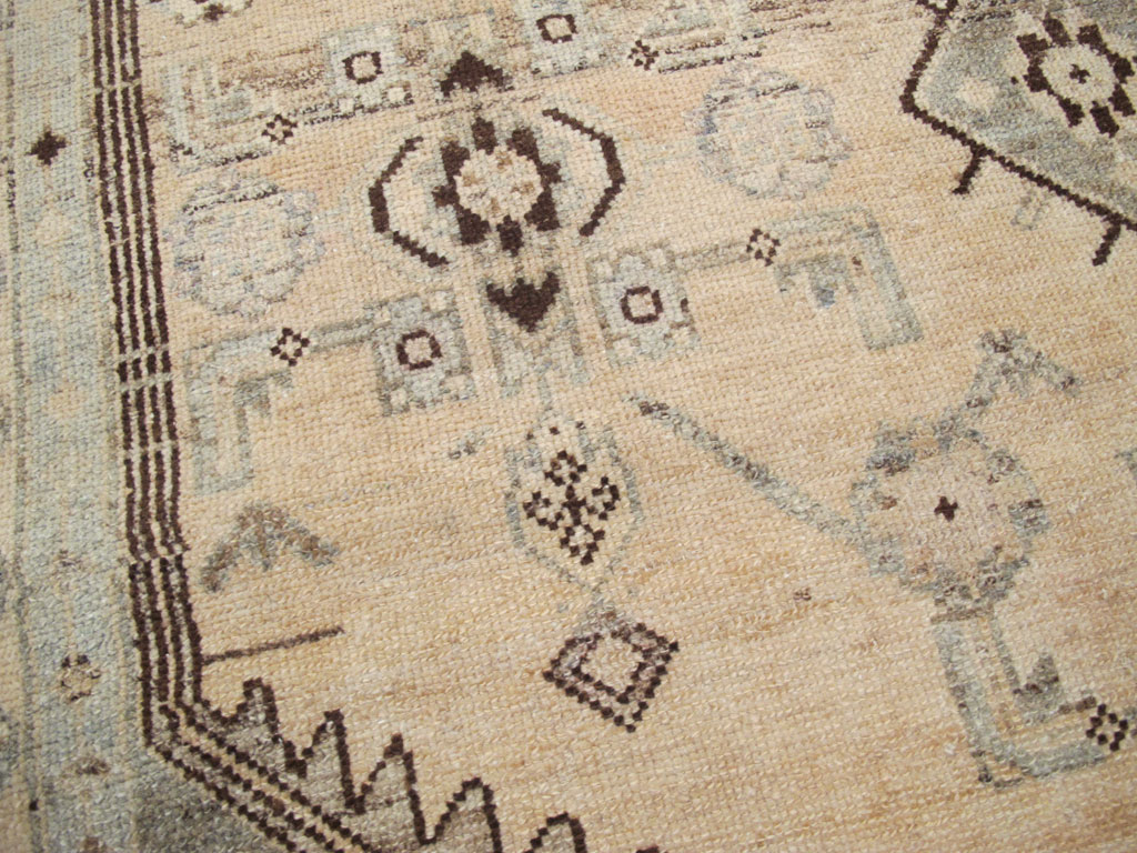 Vintage Persian Malayer Accent Rug, No.26910 - Galerie Shabab