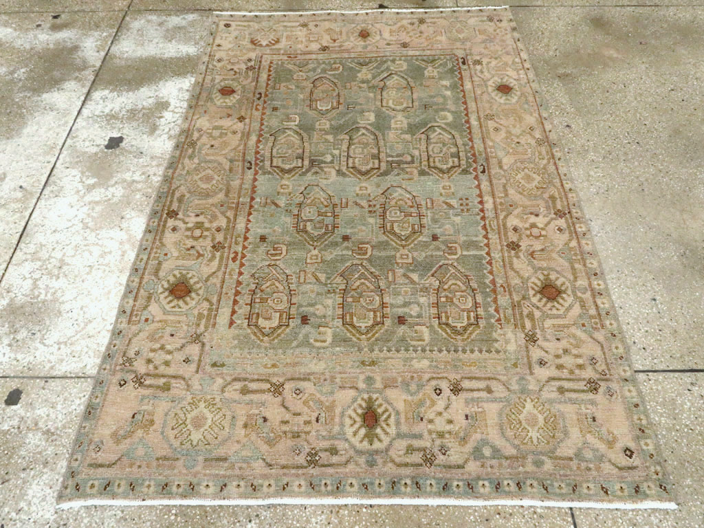 Vintage Persian Malayer Accent Rug, No.26912 - Galerie Shabab