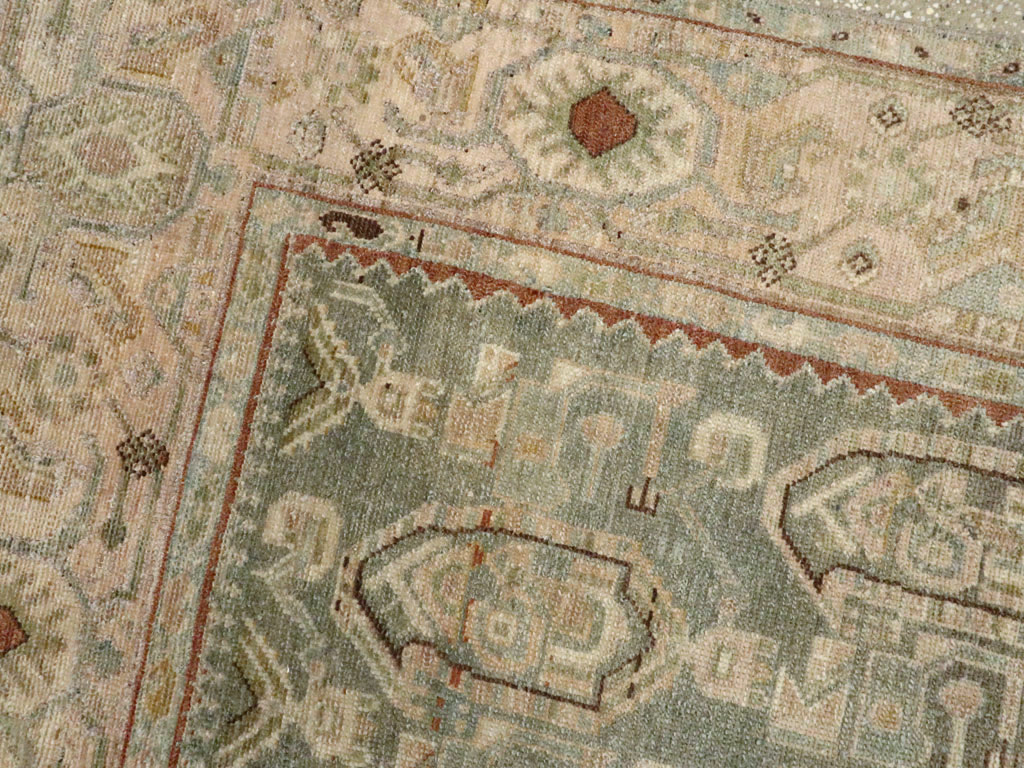 Vintage Persian Malayer Accent Rug, No.26912 - Galerie Shabab
