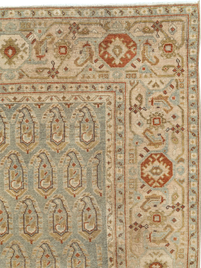 Vintage Persian Malayer Accent Rug, No.26920 - Galerie Shabab