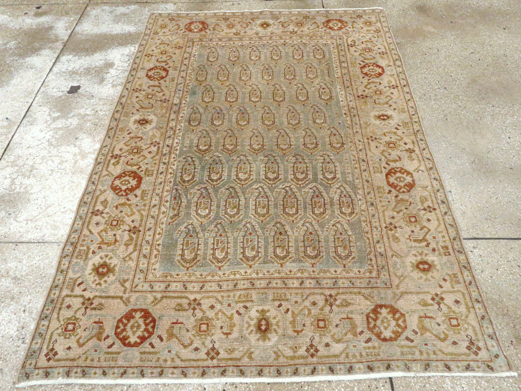 Vintage Persian Malayer Accent Rug, No.26920 - Galerie Shabab