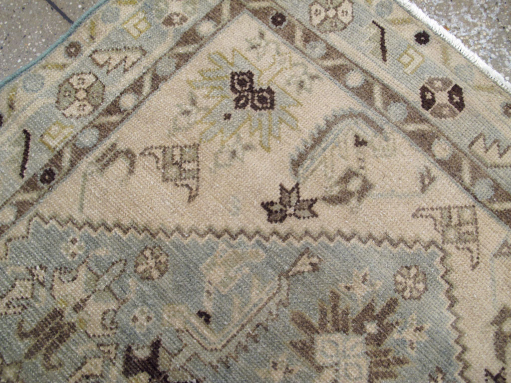 Vintage Persian Malayer Throw Rug, No.26921 - Galerie Shabab