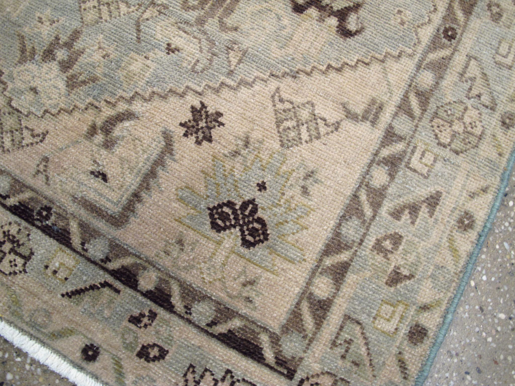 Vintage Persian Malayer Throw Rug, No.26921 - Galerie Shabab