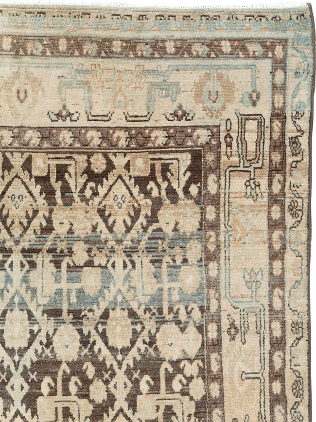 Vintage Persian Malayer Accent Rug, No.26923 - Galerie Shabab