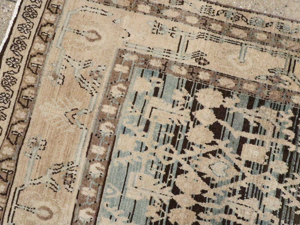 Vintage Persian Malayer Accent Rug, No.26923 - Galerie Shabab