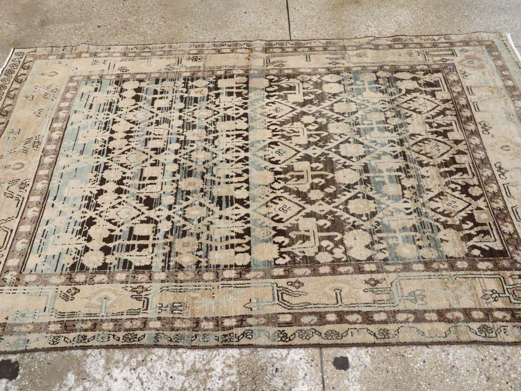 Vintage Persian Malayer Accent Rug, No.26923 - Galerie Shabab