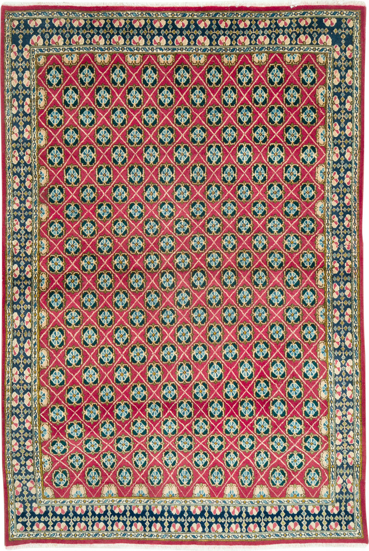 Vintage Persian Kashan Rug, No.26928 - Galerie Shabab