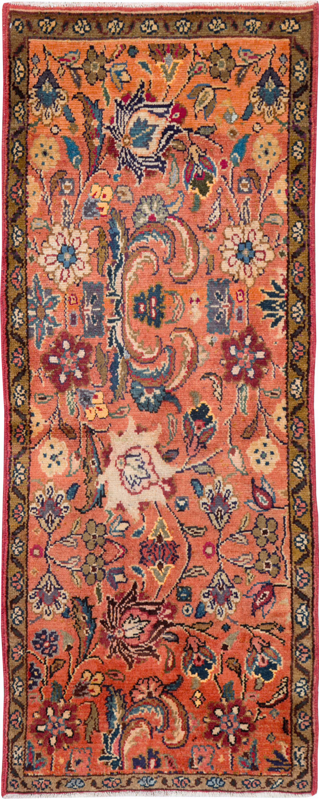 Vintage Persian Hamadan Throw Rug, No.26931 - Galerie Shabab