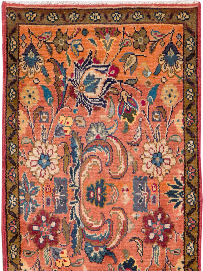 Vintage Persian Hamadan Throw Rug, No.26931 - Galerie Shabab