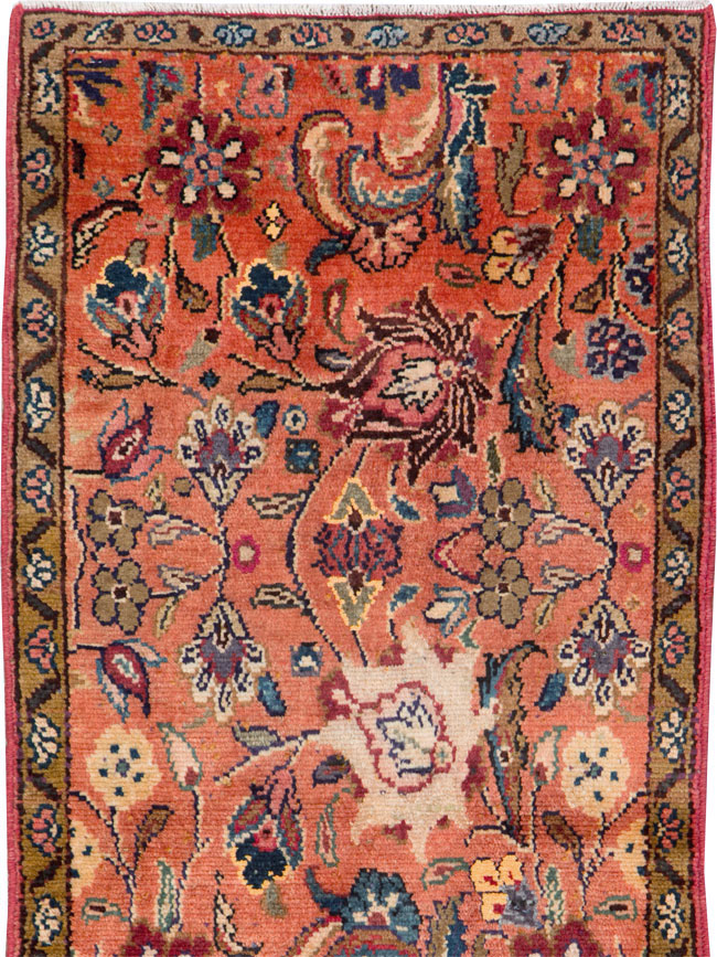 Vintage Persian Hamadan Throw Rug, No.26931 - Galerie Shabab