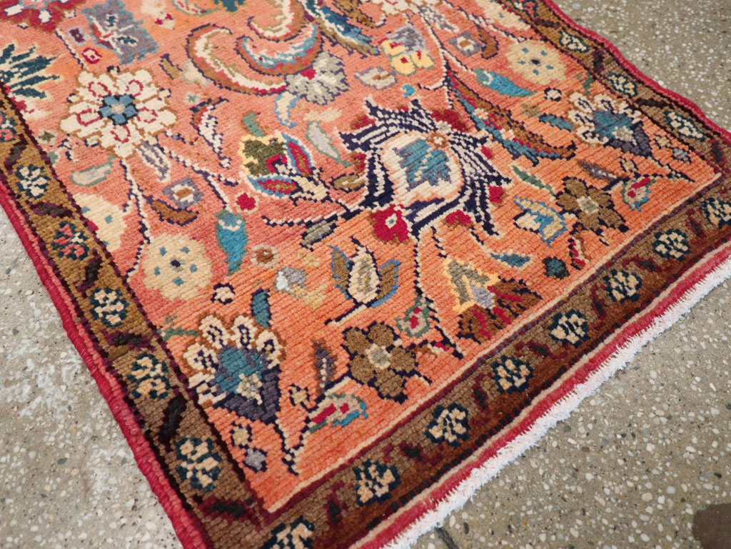 Vintage Persian Hamadan Throw Rug, No.26931 - Galerie Shabab