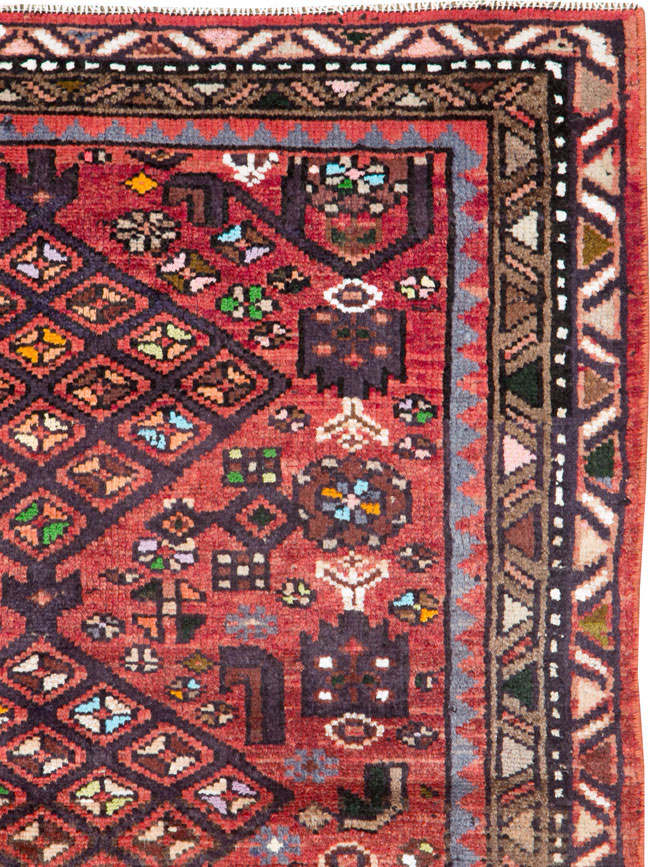Vintage Persian Hamadan Rug, No.26932 - Galerie Shabab