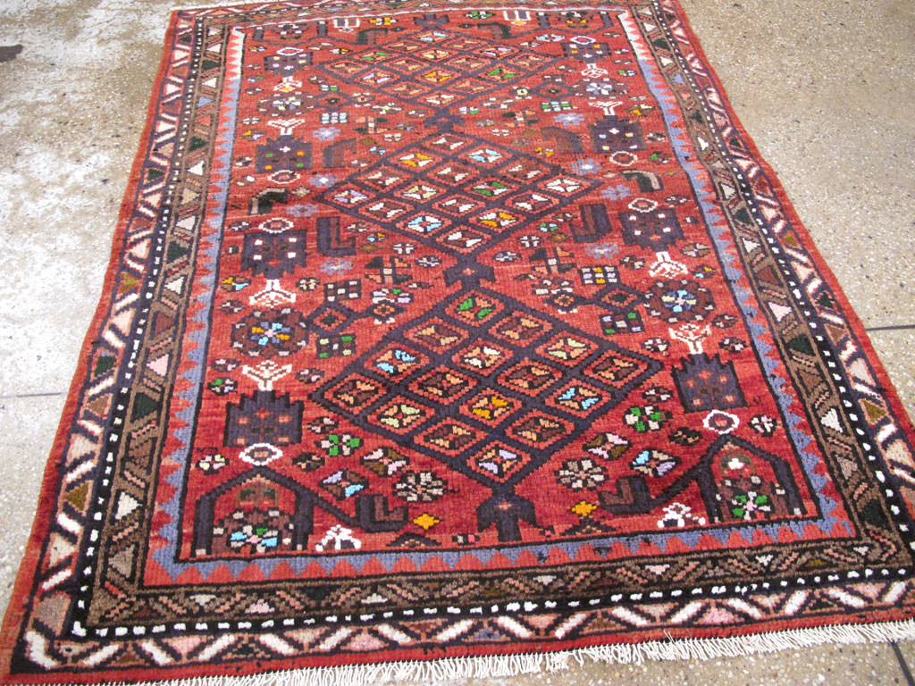 Vintage Persian Hamadan Rug, No.26932 - Galerie Shabab
