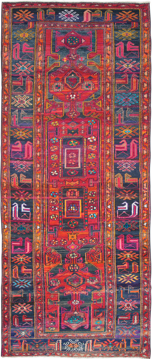 Vintage Persian Hamadan Rug, No.26933 - Galerie Shabab