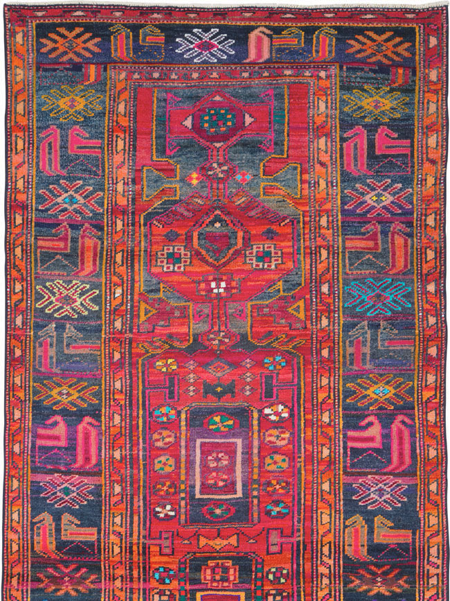 Vintage Persian Hamadan Rug, No.26933 - Galerie Shabab