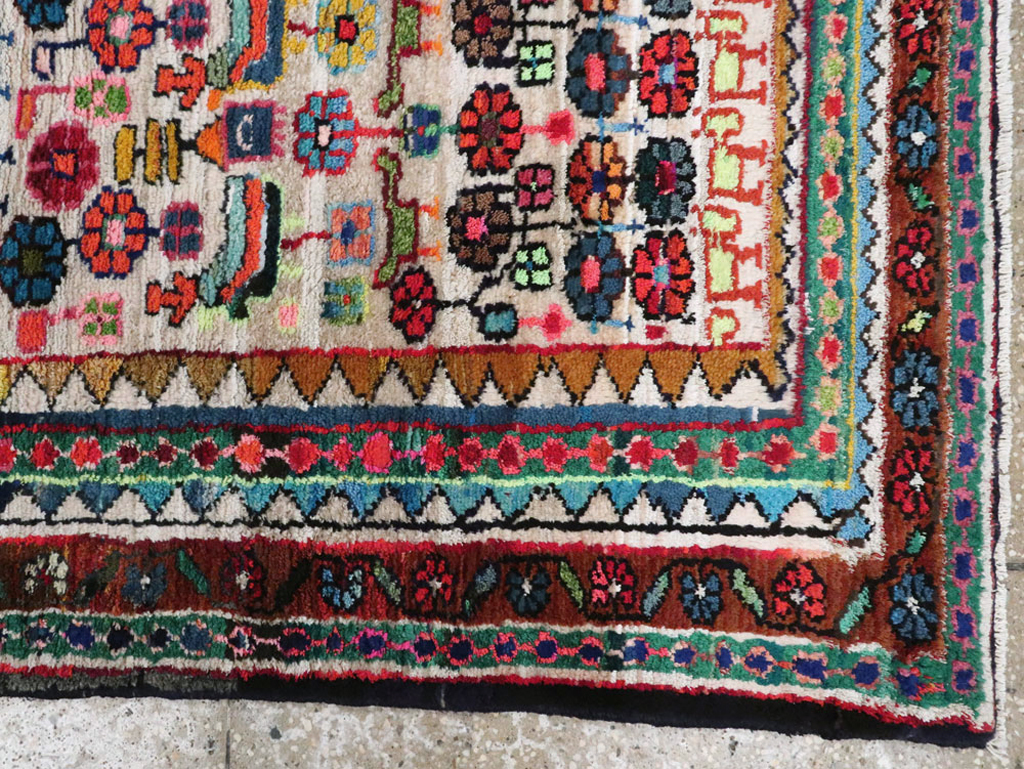 Vintage Persian Hamadan Rug, No.26935 - Galerie Shabab