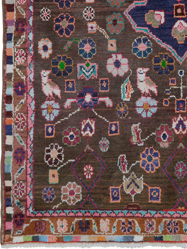 Vintage Persian Hamadan Rug, No.26936 - Galerie Shabab