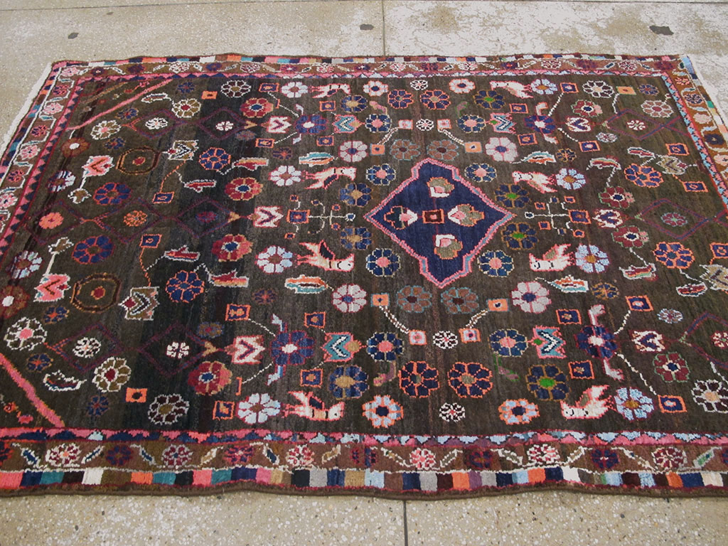 Vintage Persian Hamadan Rug, No.26936 - Galerie Shabab