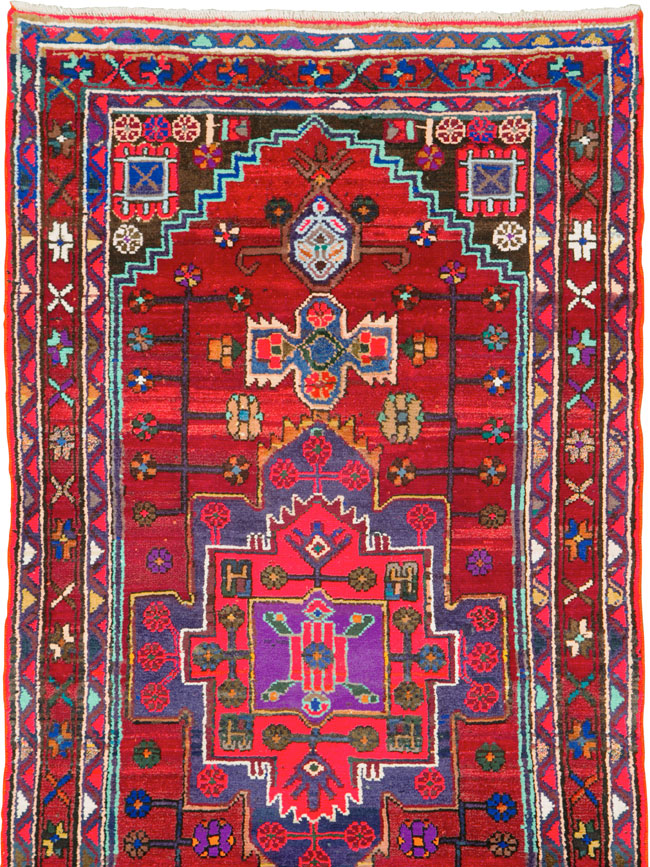 Vintage Persian Hamadan Rug, No.26941 - Galerie Shabab