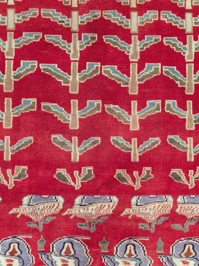 Vintage Persian Kashan Carpet, No.26942 - Galerie Shabab