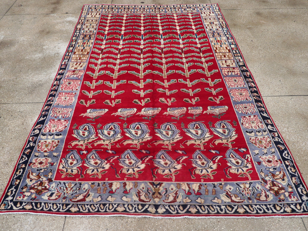 Vintage Persian Kashan Carpet, No.26942 - Galerie Shabab