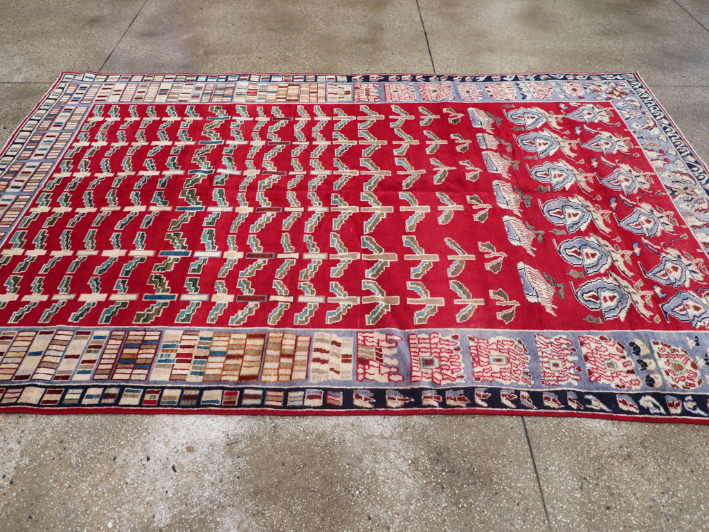 Vintage Persian Kashan Carpet, No.26942 - Galerie Shabab