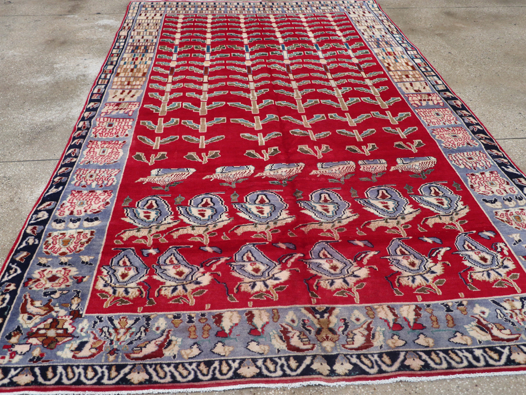 Vintage Persian Kashan Carpet, No.26942 - Galerie Shabab