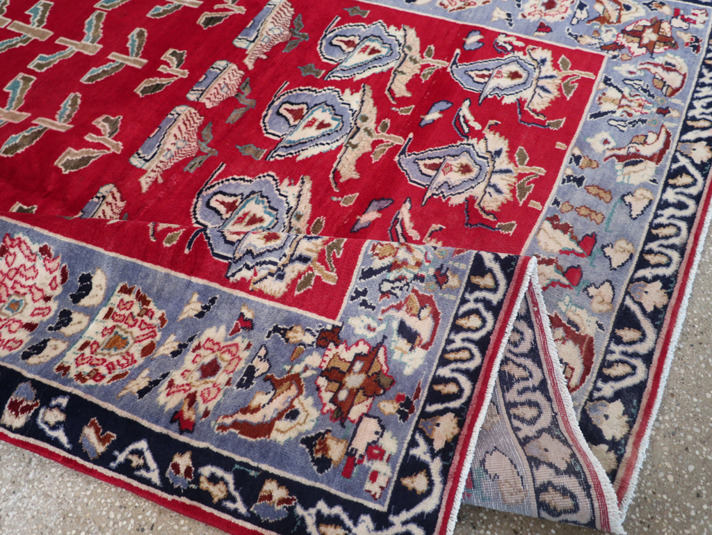 Vintage Persian Kashan Carpet, No.26942 - Galerie Shabab