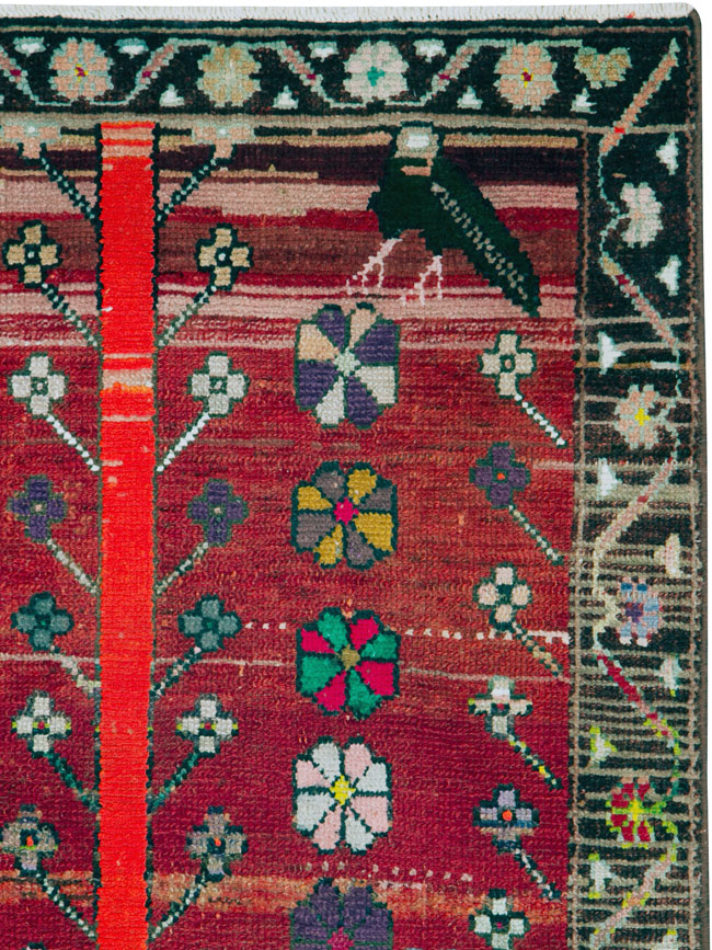 Vintage Persian Mahal Rug, No.26943 - Galerie Shabab