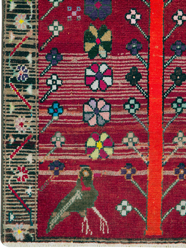 Vintage Persian Mahal Rug, No.26943 - Galerie Shabab